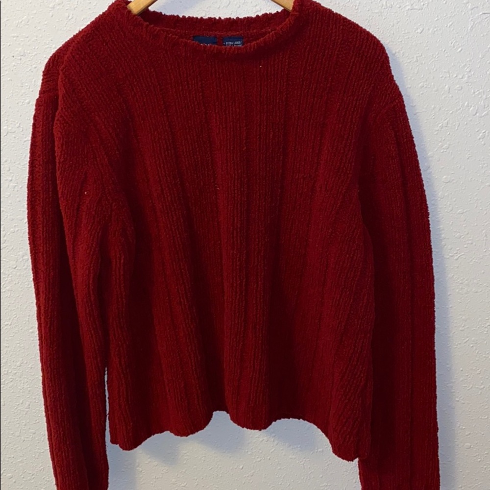 Red sweater